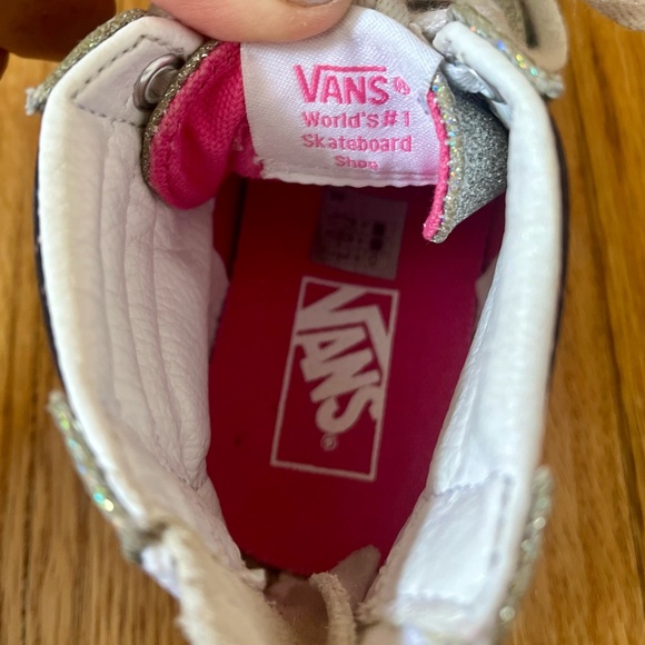 Kids’ Vans High Tops - Glitter Unicorn design - Picture 3 of 7
